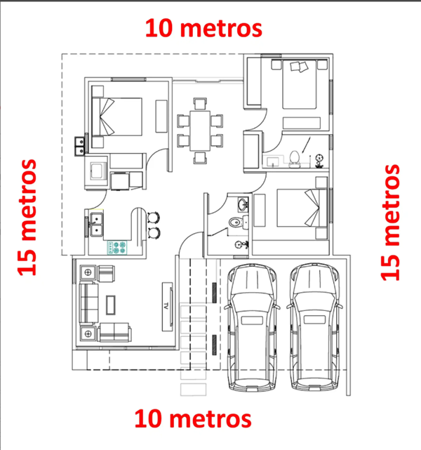Planos de planta casa gracias